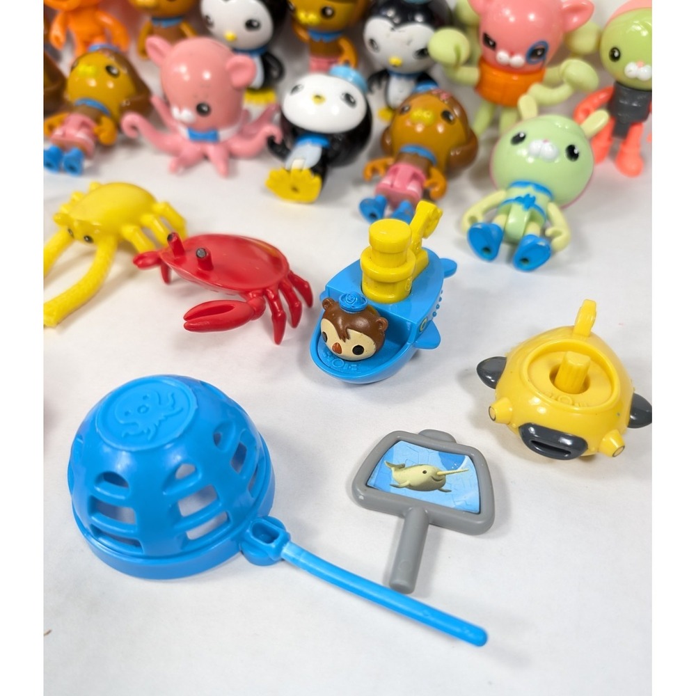 Octonauts 16 Figures and Accessory Lot Dashi Kwazii Peso Shellington Barnacles - Picture 2 of 7